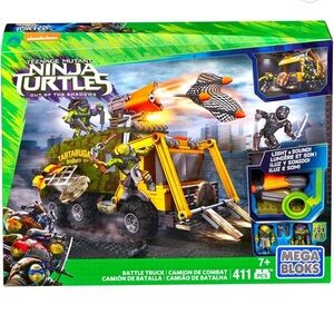 Mega bloks Teenage Mutant Ninja Turtles battle truck set new in sealed box rare